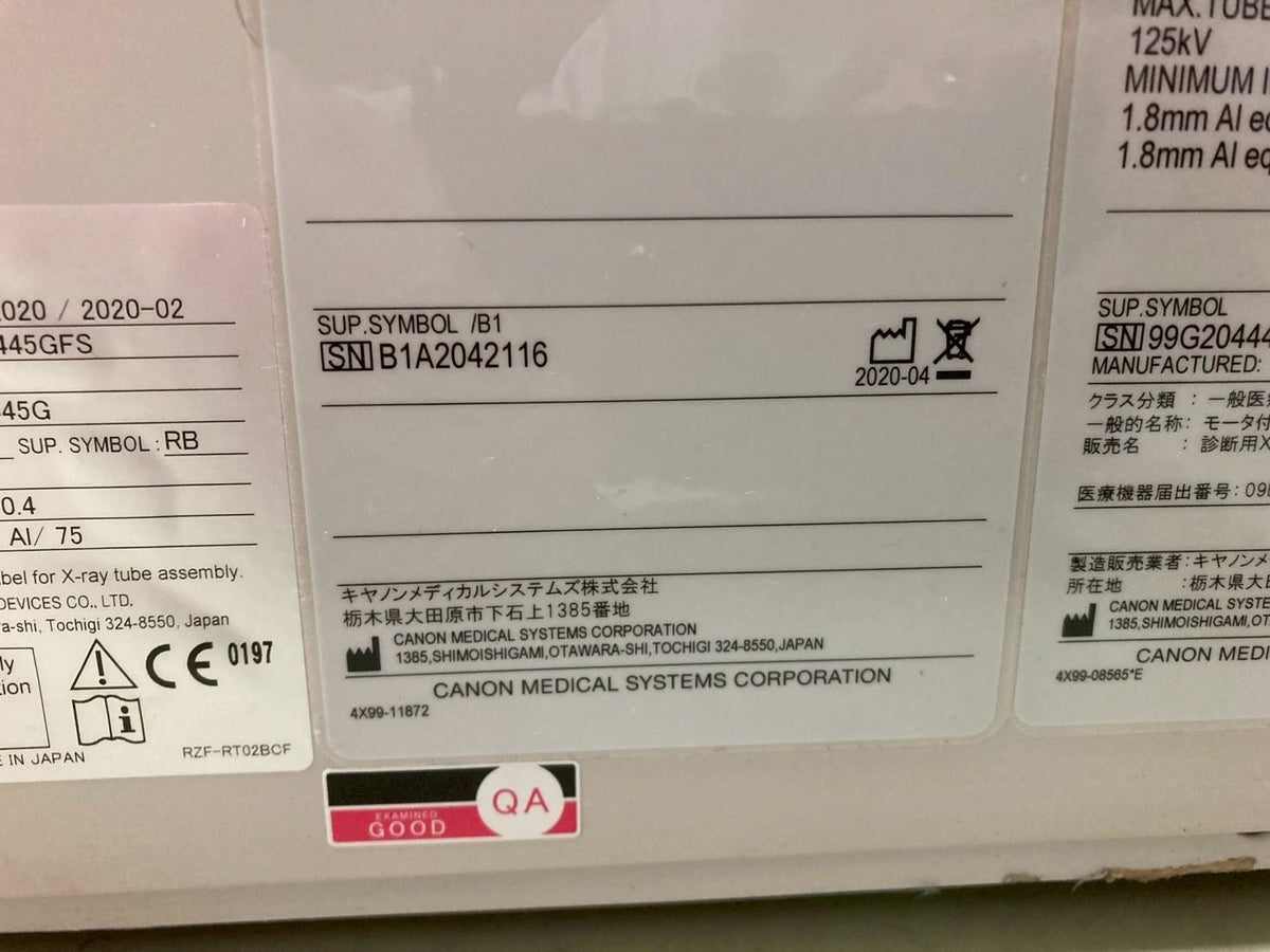 2020 Canon Alphenix Angiography System