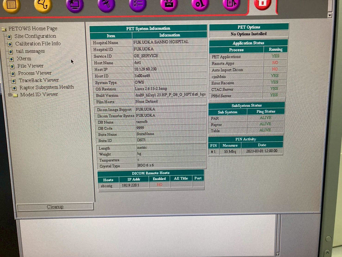 2009 GE Discovery ST PET/CT System
