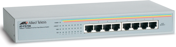 Siemens Ethernet Switch AT-FS708 8 Port 10/100 Mbps Fast Ethernet Switch