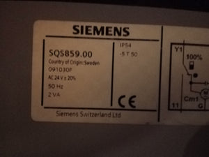SQS859.00 - Siemens Electromotoric Actuator